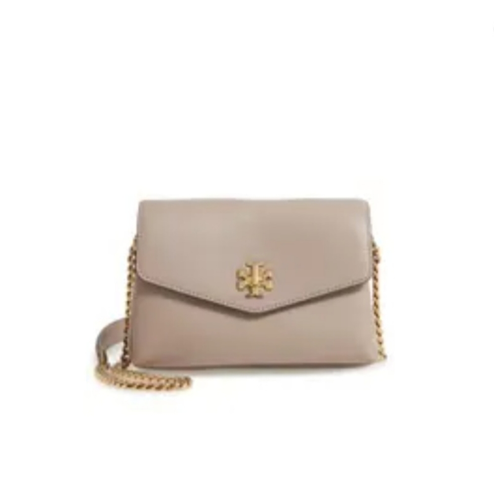 NWOT Tory Burch Mini Kira Mixed Leather Crossbody Handbag